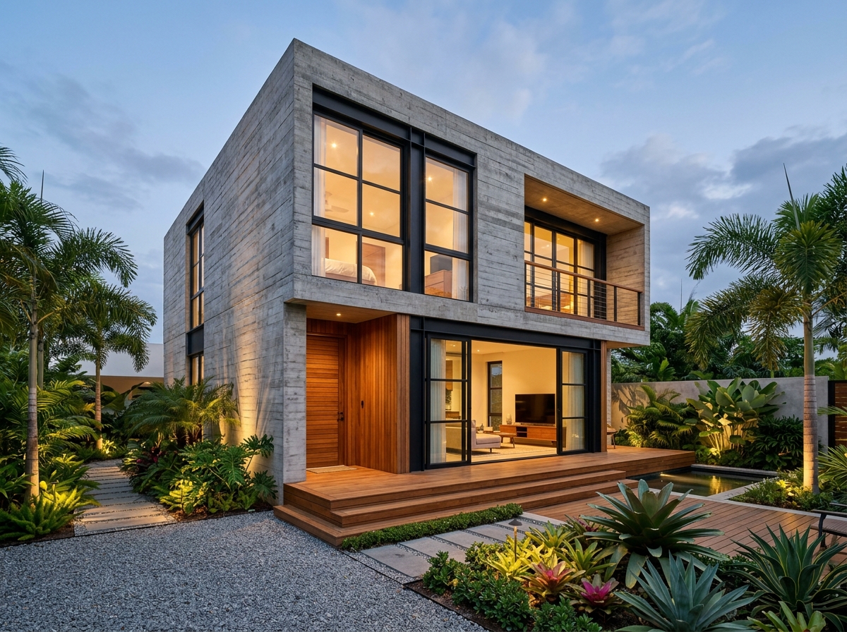 Compact Industrial House